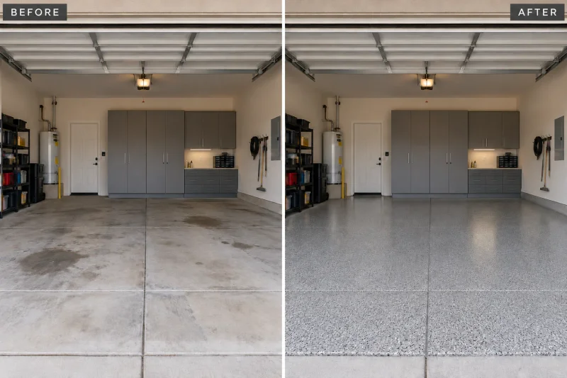 Illustrative transformation concept: Concrete with a new point of view