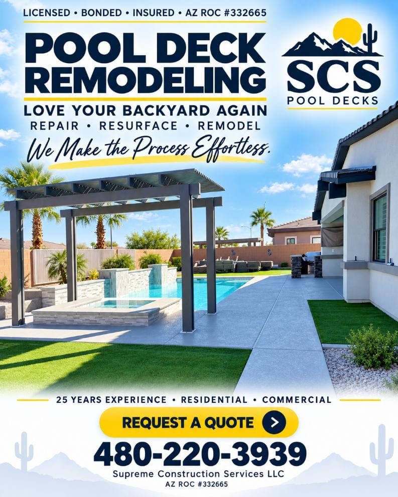 SCS Pool Decks project post 7